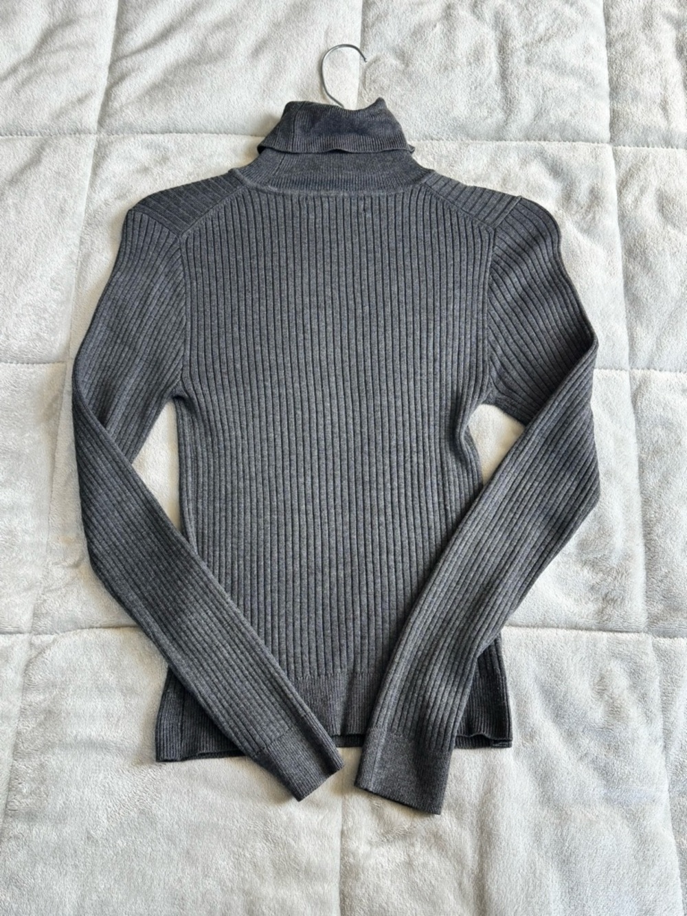 Primark Ribbed Turtleneck Sweater - Charcoal